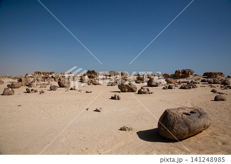 Rocks garden near Duqm town, Oman Rocks garden near Duqm town, Oman 141248985