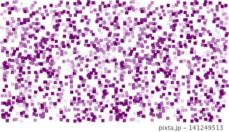 Abstract pattern of purple and lavender squares with varying shades and sizes on a transparent background, creating a visually dynamic texture for design purposes Abstract pattern of purple and lavender squares with varying shades and sizes on a transparent background, creating a visually dynamic texture for design purposes 141249513