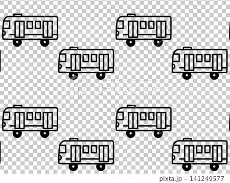 Background illustration of many trains lined up (black) Background illustration of many trains lined up (black) 141249577