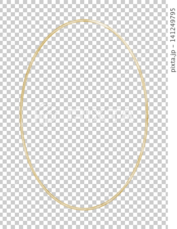 Simple oval frame in golden colors. Watercolor illustration of Template for wedding invitations or feminine greeting cards. Luxury border for baby shower stationary. Delicate background. Simple oval frame in golden colors. Watercolor illustration of Template for wedding invitations or feminine greeting cards. Luxury border for baby shower stationary. Delicate background. 141249795