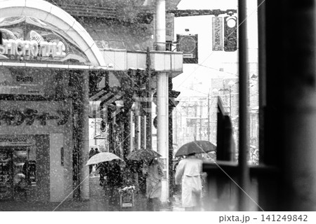 1996年冬の富山市の街並み(Kodak T-MAX 400(TMY)モノクロフィルム撮影) 1996年冬の富山市の街並み(Kodak T-MAX 400(TMY)モノクロフィルム撮影) 141249842