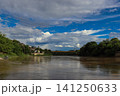 View of the Magdalena River as it passes through Girardot Cundinamarca and Flandes Tolima, taken from the Port of Los Guamos in Girardot. 141250633