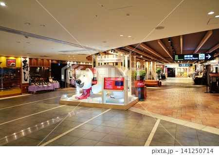 新千歳空港内のグルメ街風景 新千歳空港内のグルメ街風景 141250714