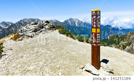 秋の針ノ木岳・蓮華岳登山(針ノ木岳山頂) 秋の針ノ木岳・蓮華岳登山(針ノ木岳山頂) 141251169