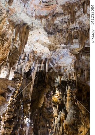 Image of cave Grotte des Demoiselles illuminated inside 141252004