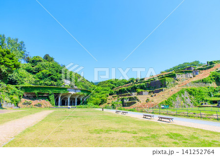 初夏の北沢浮遊選鉱場跡 佐渡島 新潟県佐渡市 初夏の北沢浮遊選鉱場跡 佐渡島 新潟県佐渡市 141252764