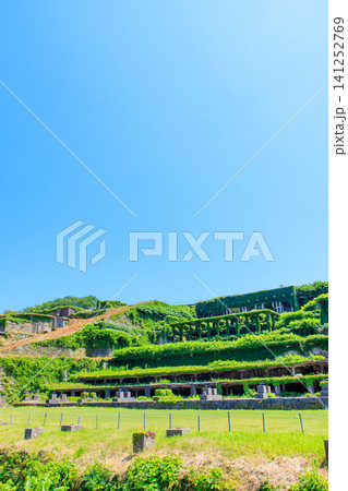 初夏の北沢浮遊選鉱場跡 佐渡島 新潟県佐渡市 初夏の北沢浮遊選鉱場跡 佐渡島 新潟県佐渡市 141252769