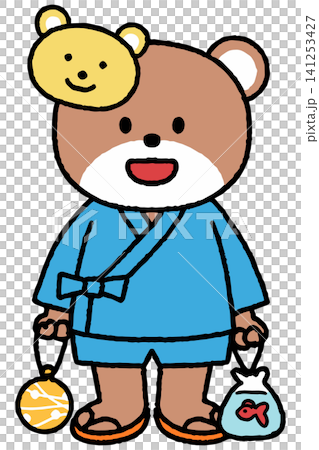 一隻可愛的熊從節日回來,非常適合寫信和其他通信。 一隻可愛的熊從節日回來,非常適合寫信和其他通信。 141253427
