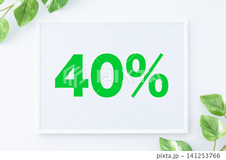 40%のメッセージボード 40%のメッセージボード 141253766