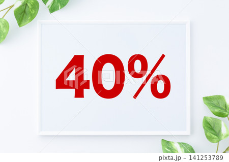 40%のメッセージボード 40%のメッセージボード 141253789