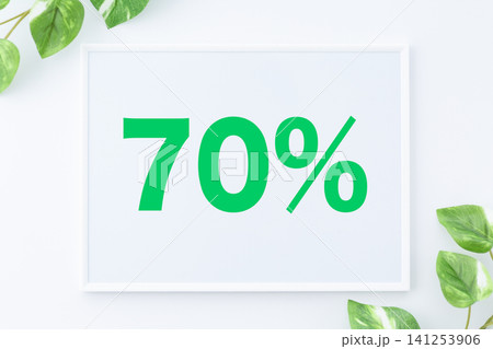 70%のメッセージボード 141253906