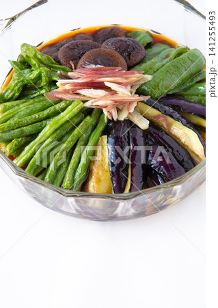 夏野菜の揚げびたし 夏野菜の揚げびたし 141255493
