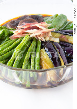 夏野菜の揚げびたし 夏野菜の揚げびたし 141255498