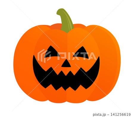 ハロウィンカボチャのベクターイラスト 141256619