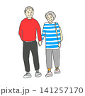 健康的なシニア夫婦 141257170