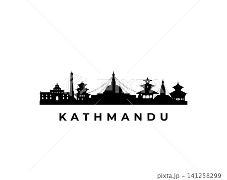 Vector Kathmandu skyline. Vector Kathmandu skyline. 141258299