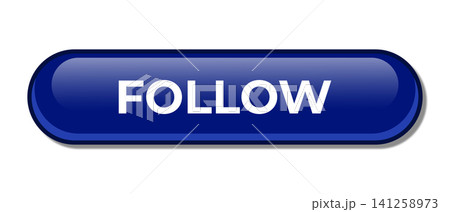 Follow. Follow vector web button. Blue button. Follow icon. UI button concept. Vector illustration 141258973