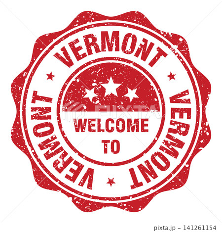 Welcome to Vermont red grunge round stamp. Welcome to Vermont stamp Welcome to Vermont red grunge round stamp. Welcome to Vermont stamp 141261154