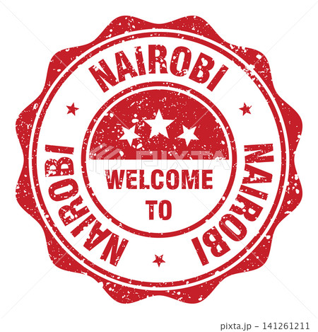 Welcome to Nairobi red grunge round stamp. Welcome to Nairobi stamp Welcome to Nairobi red grunge round stamp. Welcome to Nairobi stamp 141261211