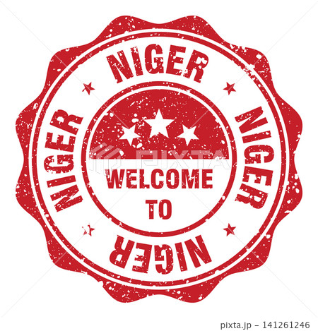 Welcome to Niger red grunge round stamp. Welcome to Niger stamp Welcome to Niger red grunge round stamp. Welcome to Niger stamp 141261246