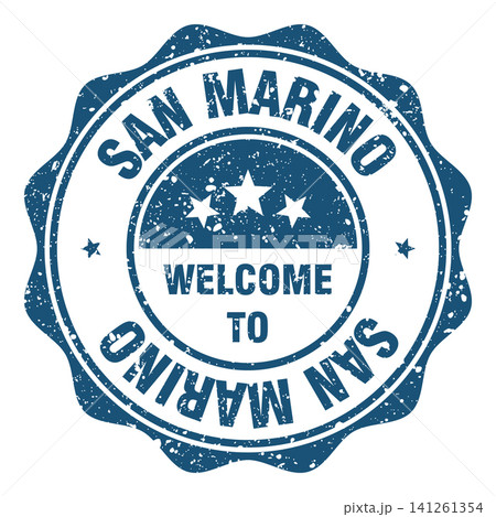 Welcome to San Marino red grunge round stamp. Welcome to San Marino stamp Welcome to San Marino red grunge round stamp. Welcome to San Marino stamp 141261354