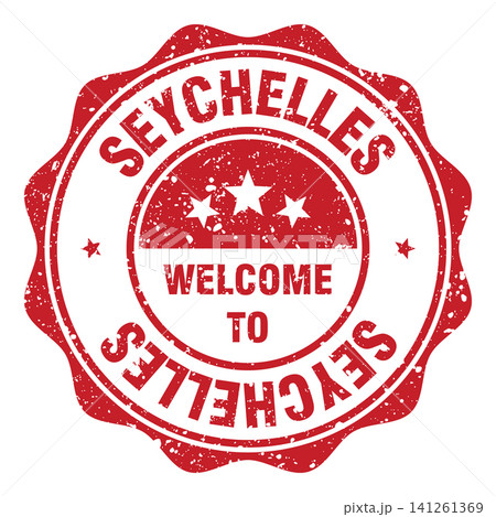Welcome to Seychelles red grunge round stamp. Welcome to Seychelles stamp Welcome to Seychelles red grunge round stamp. Welcome to Seychelles stamp 141261369