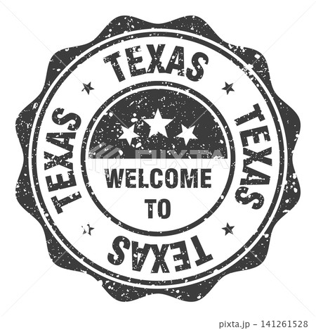 Welcome to Texas black grunge round stamp. Welcome to Texas stamp Welcome to Texas black grunge round stamp. Welcome to Texas stamp 141261528