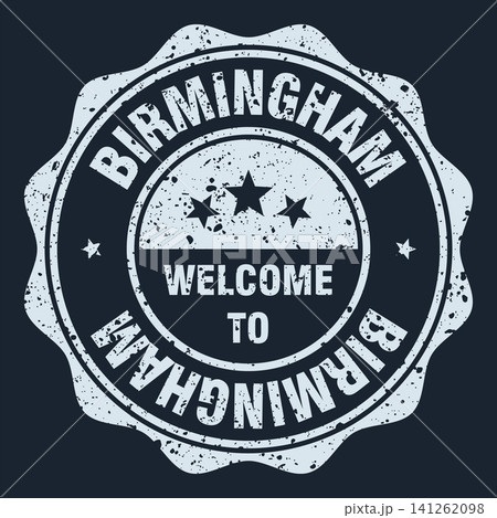 Welcome to Birmingham white grunge round stamp. Welcome to Birmingham stamp Welcome to Birmingham white grunge round stamp. Welcome to Birmingham stamp 141262098