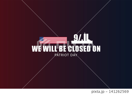 Patriot Day Closure Honoring September 11th with Remembrance 141262569