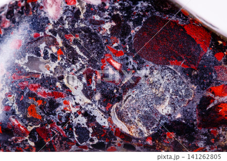 Macro mineral stone Jasper leopard on white background Macro mineral stone Jasper leopard on white background 141262805