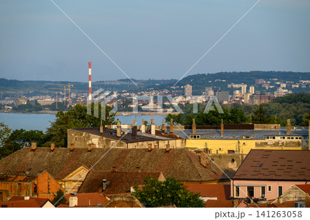 Cityscape of Zemun municipality of Belgrade, capital of Serbia 141263058