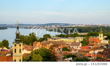 Cityscape of Zemun municipality of Belgrade, capital of Serbia 141263066