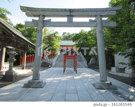 住吉神社の鳥居と拝殿!北海道小樽市 住吉神社の鳥居と拝殿!北海道小樽市 141263549