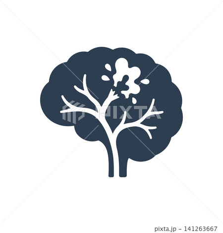 Brain Vessel Rupture Hemorrhage Icon Brain Vessel Rupture Hemorrhage Icon 141263667