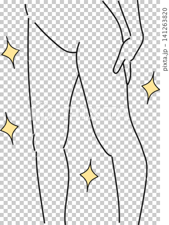 脱毛のイラスト 脱毛のイラスト 141263820