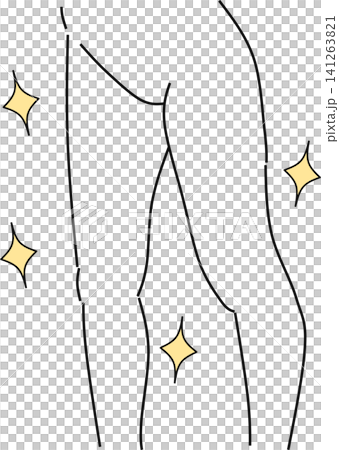 脱毛のイラスト 脱毛のイラスト 141263821