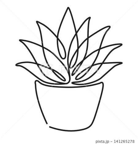 aloe vera plant house plant outline for coloring pages aloe vera plant house plant outline for coloring pages 141265278