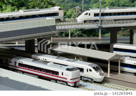 鉄道模型 北陸特急の立体交差01 141265945