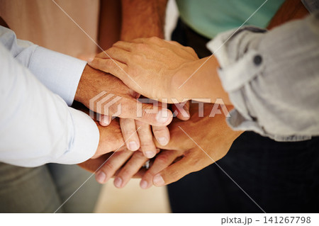 Collaboration, support and hands together of business people for motivation, community and trust in office. Employees, diversity and teamwork with target, partnership and agreement in solidarity Collaboration, support and hands together of business people for motivation, community and trust in office. Employees, diversity and teamwork with target, partnership and agreement in solidarity 141267798