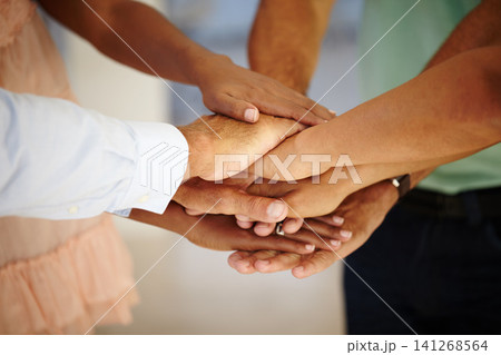 Teamwork, support and hands together of business people for motivation, community and trust in office. Employees, diversity and collaboration with target, partnership and agreement in solidarity Teamwork, support and hands together of business people for motivation, community and trust in office. Employees, diversity and collaboration with target, partnership and agreement in solidarity 141268564