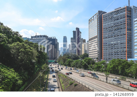 July 11 2026. Hong Kong Tsuen Wan Road Passing Through Dynamic Urban District July 11 2026. Hong Kong Tsuen Wan Road Passing Through Dynamic Urban District 141268959