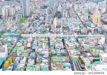 韓国釜山のとても美しい街並み風景 韓国釜山のとても美しい街並み風景 141269028