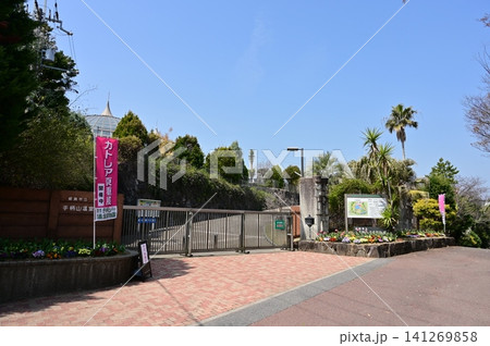 姫路市手柄山温室植物園の入り口付近 姫路市手柄山温室植物園の入り口付近 141269858