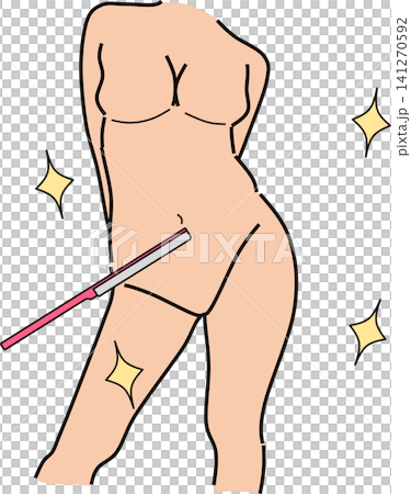 脱毛のイラスト 141270592