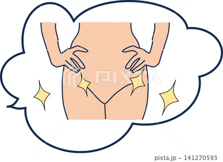 脱毛のイラスト 脱毛のイラスト 141270593