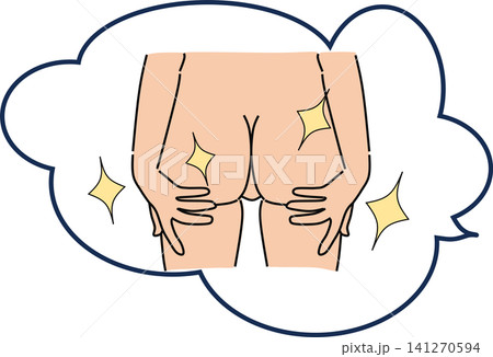 脱毛のイラスト 脱毛のイラスト 141270594