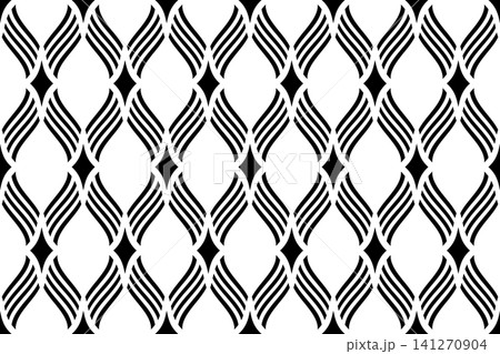 Seamless Geometric Diamonds and Lines Pattern. 141270904