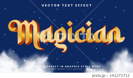 Magician editable text effect 141271712