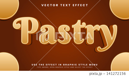 Pastry editable text effect template 141272156