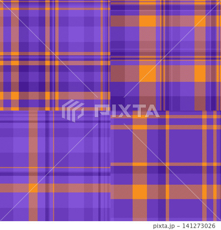 Plaid bundle ideal for note cards and stationery sets. Seamless patterns create cohesive, stylish products. Vector paths maintain alignment. Plaid bundle ideal for note cards and stationery sets. Seamless patterns create cohesive, stylish products. Vector paths maintain alignment. 141273026